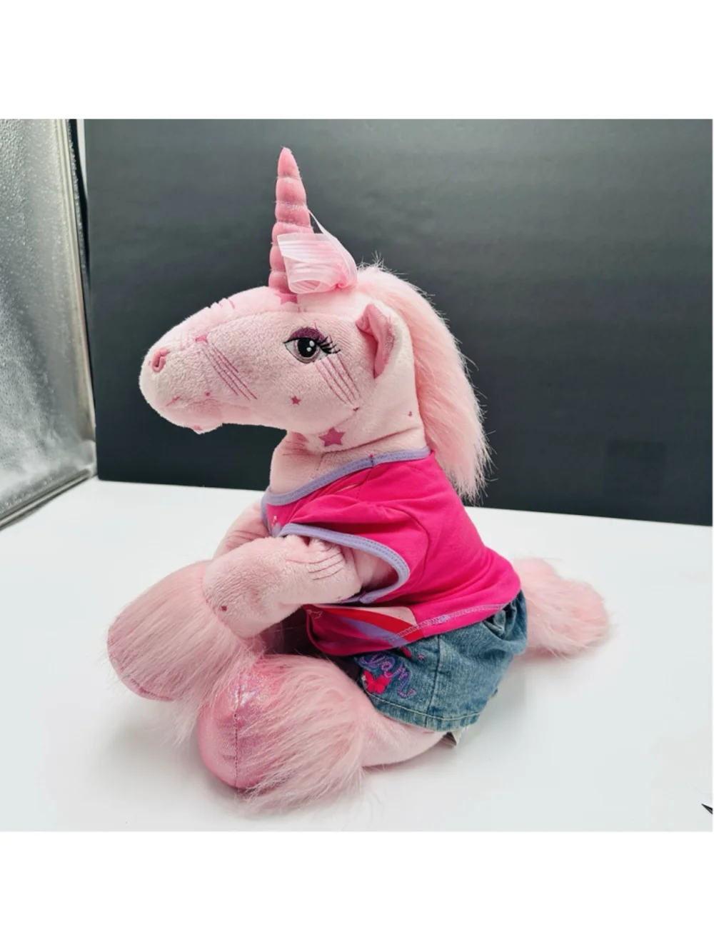 Build a Bear Unicorn Pink Stars 16